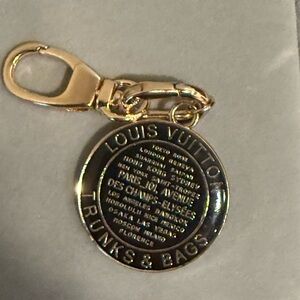 LV Gold Keychain